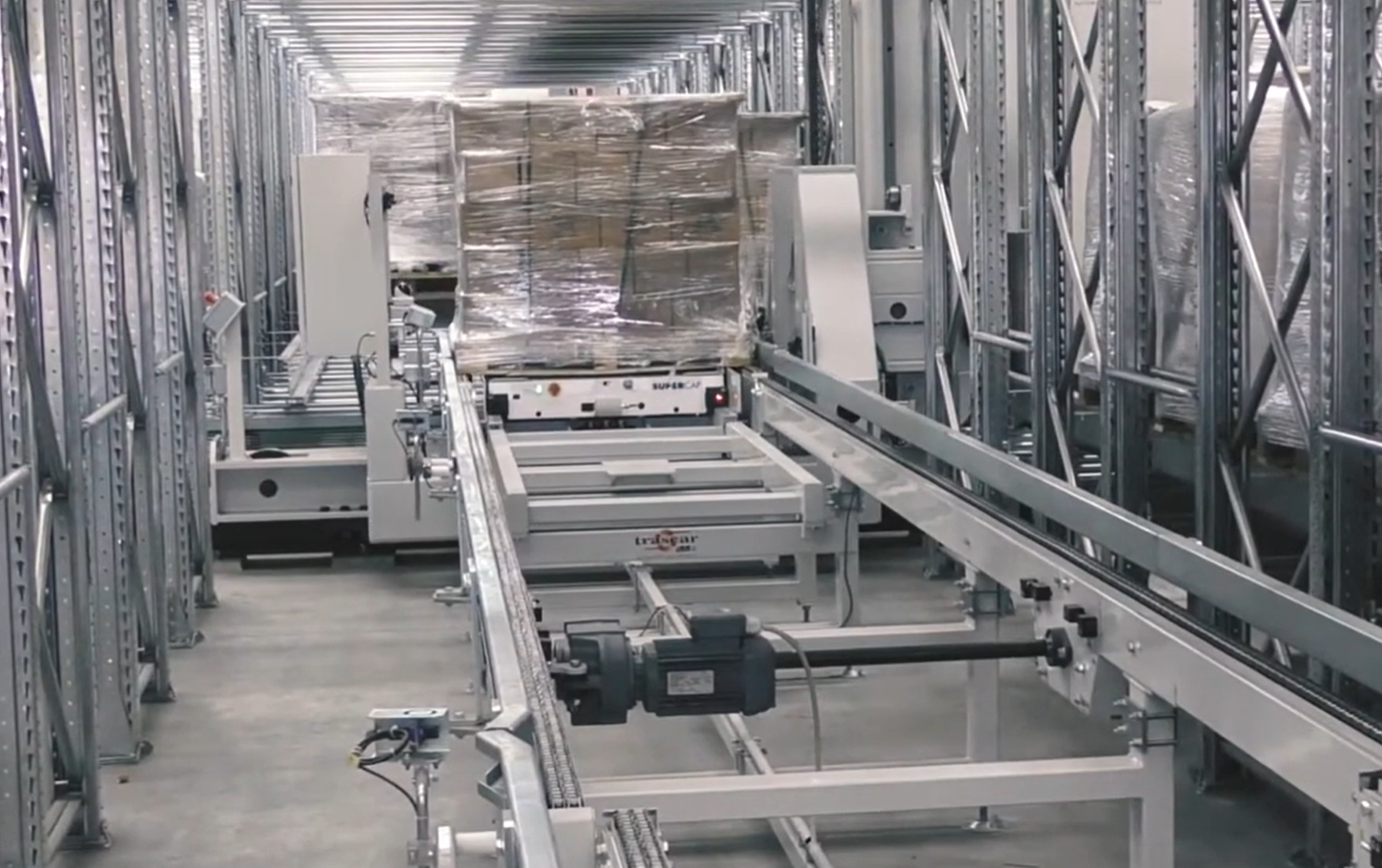 satellite traslo magazzino pallet