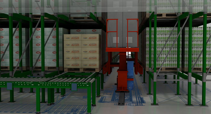 Magazzino freddo traslo pallet