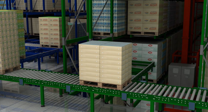 Magazzino freddo traslo pallet